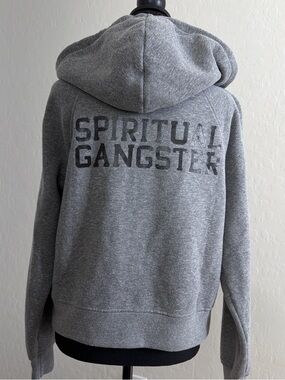 NWT Spiritual Gangster Premium Varsity Fleece Zip Hoodie 🧘✨